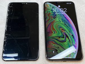 iPhone XS Max ガラス割れ タッチ不良 修理 | iPhoneとiPad修理の